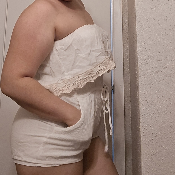 Forever 21 Pants - Forever 21 White Jumpsuit Chic and Versatile